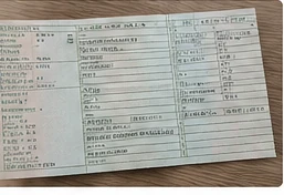 Beispiel einer gut fotografierten Zulassungsbescheinigung